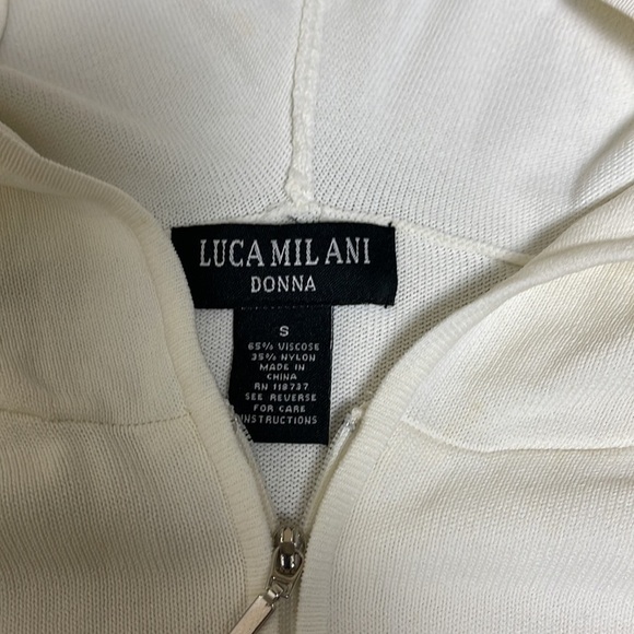 Luca Milani Donna sweater with net sleeves - Picture 4 of 9